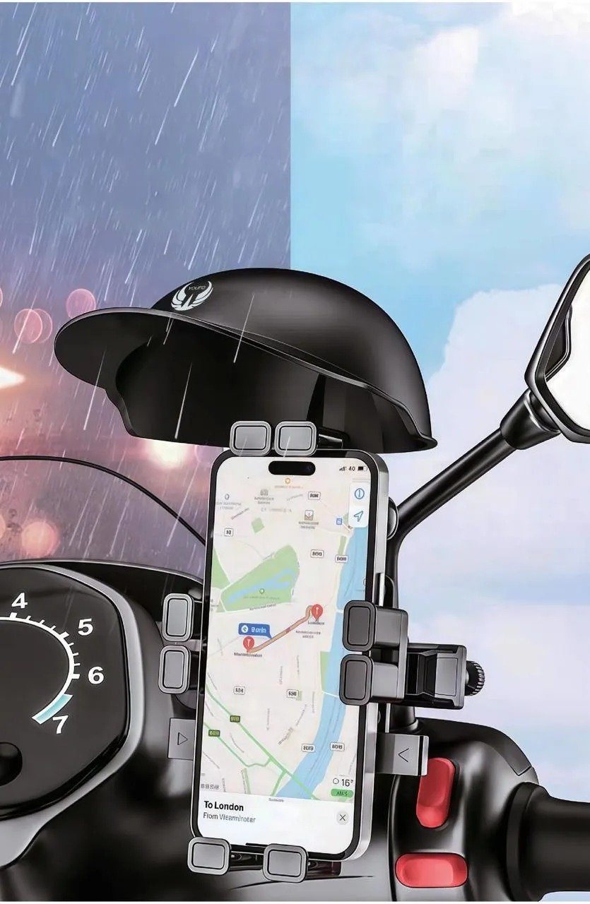 ستاند حامل موبايل على شكل خوذة دراجات - الصورة 4