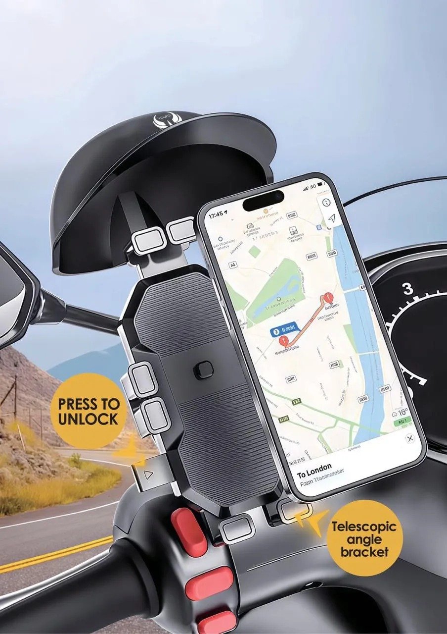ستاند حامل موبايل على شكل خوذة دراجات - الصورة 3